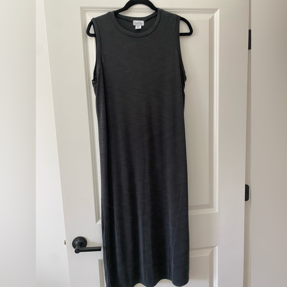 Nicole Miller Black Sleeveless Maxi Dress